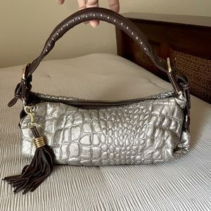 Kate Landry Metallic Cotton Quilted Bag